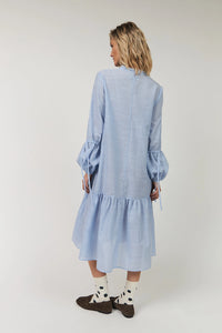 Lollys Laundry | AlannaLL Maxi Dress LS - Light Blue