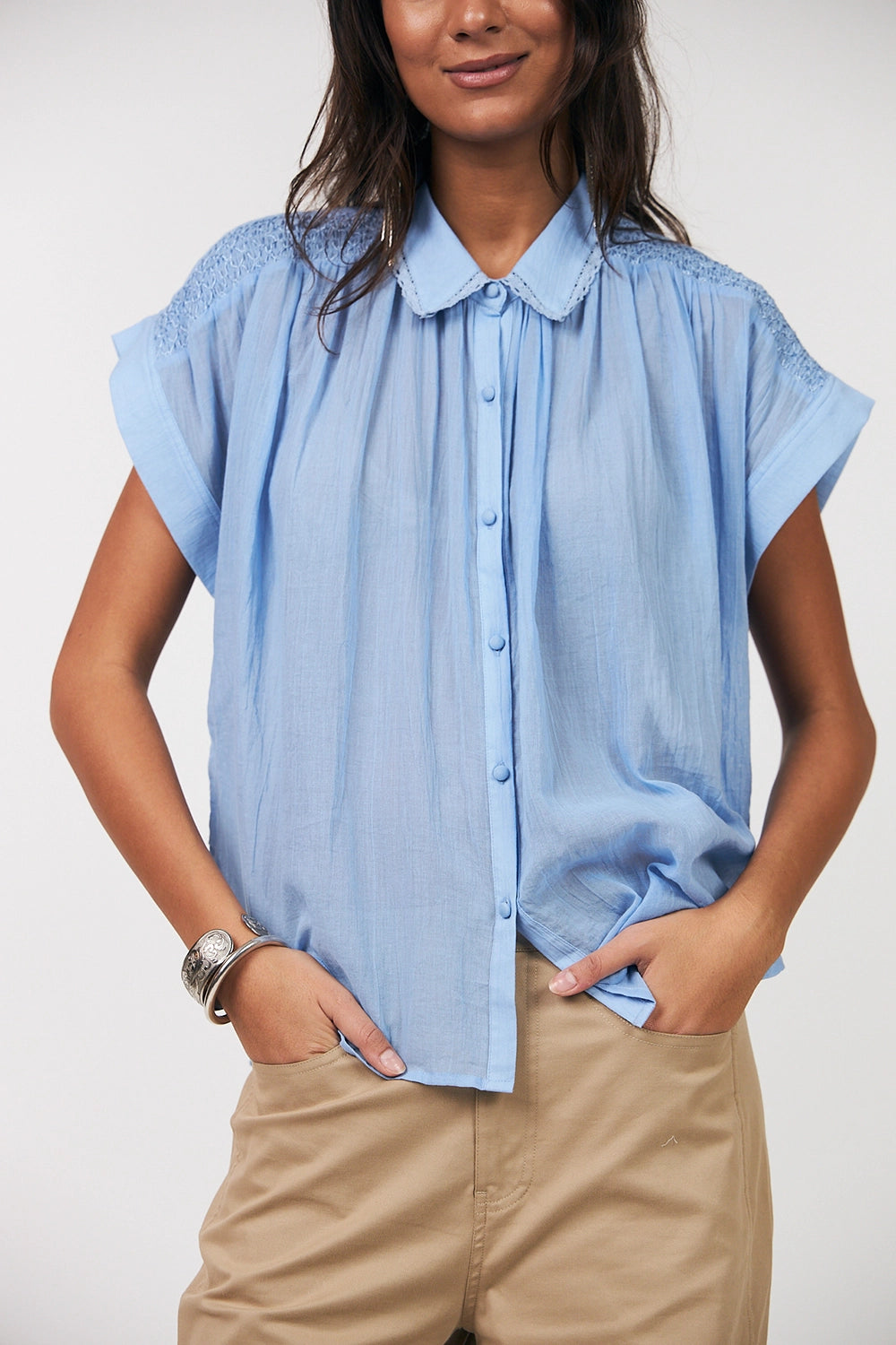 Lollys Laundry | BadalLL Shirt SS - Blue