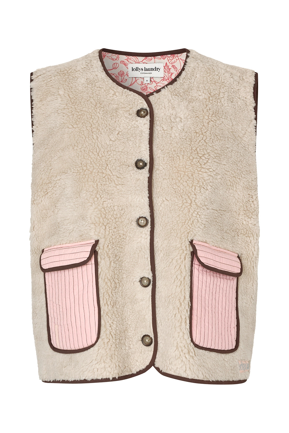 Lollys Laundry | JaceLL Love Vest SL - Beige