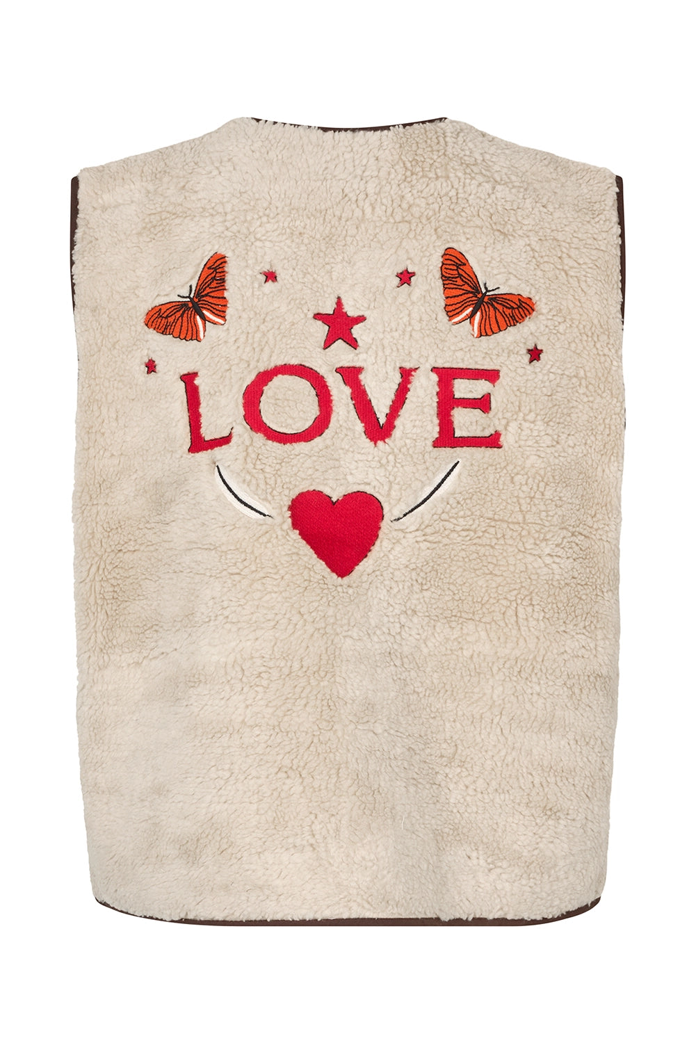 Lollys Laundry | JaceLL Love Vest SL - Beige