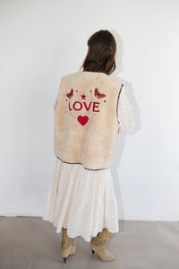 Lollys Laundry | JaceLL Love Vest SL - Beige