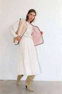 Lollys Laundry | JaceLL Love Vest SL - Beige