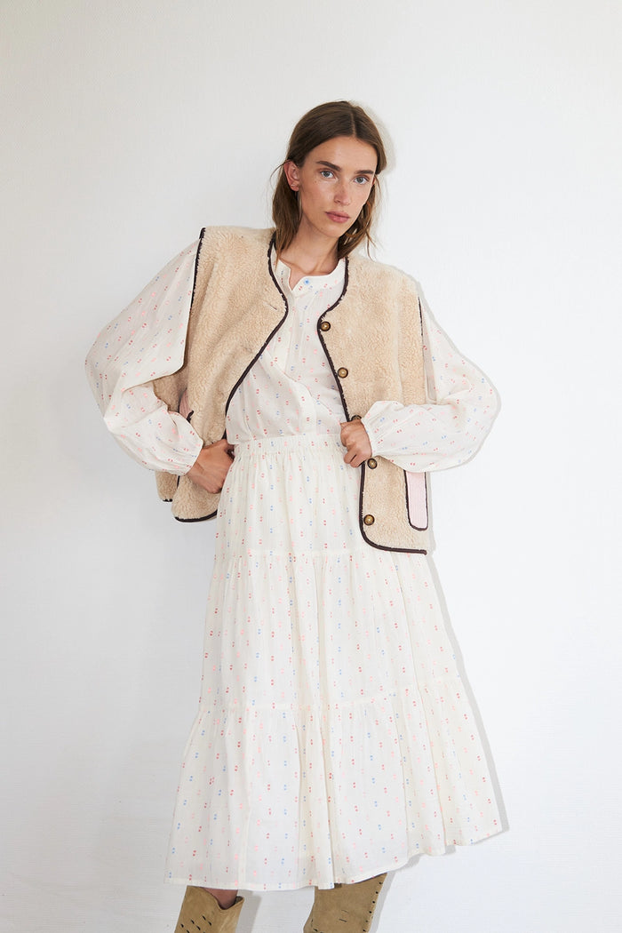 Lollys Laundry | JaceLL Love Vest SL - Beige
