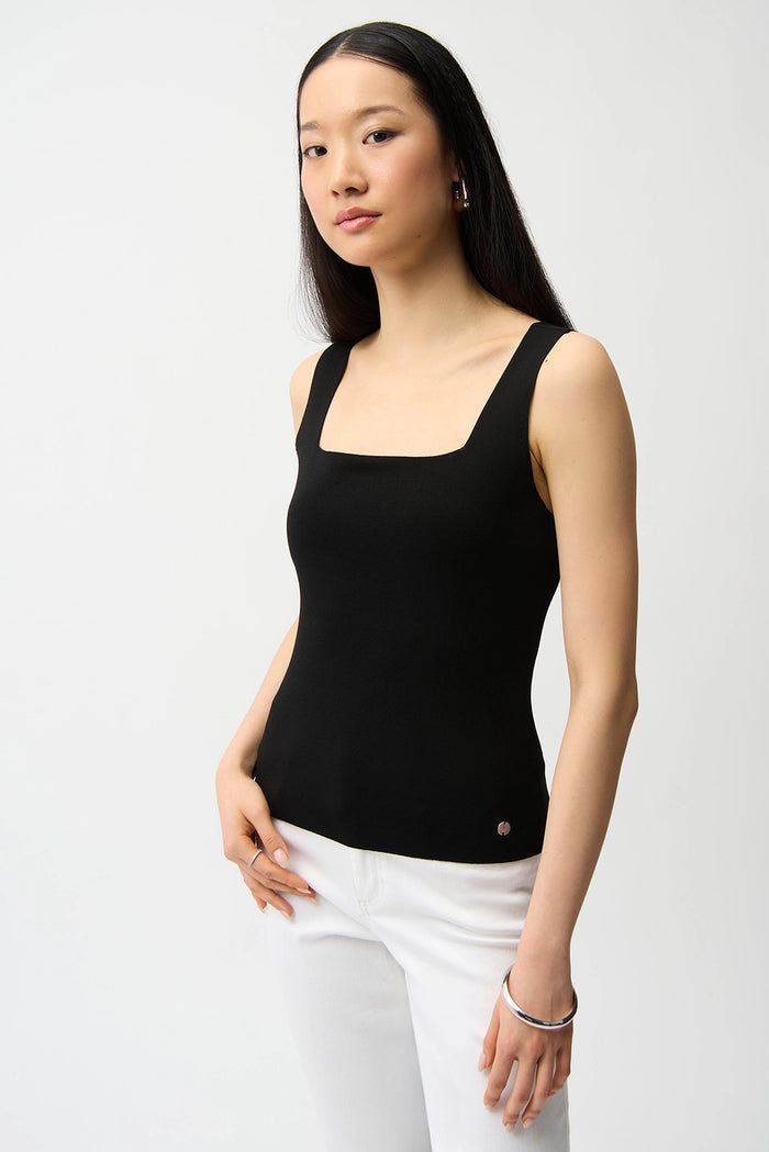 Joseph Ribkoff | Viscose Blend Fitted Camisole - Black 261923