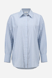 Joseph Ribkoff | Tencel Stripe Print Boxy Blouse 261931