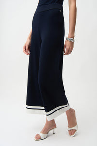 Joseph Ribkoff | Viscose Blend Culotte pants With Stripe Detail 261942