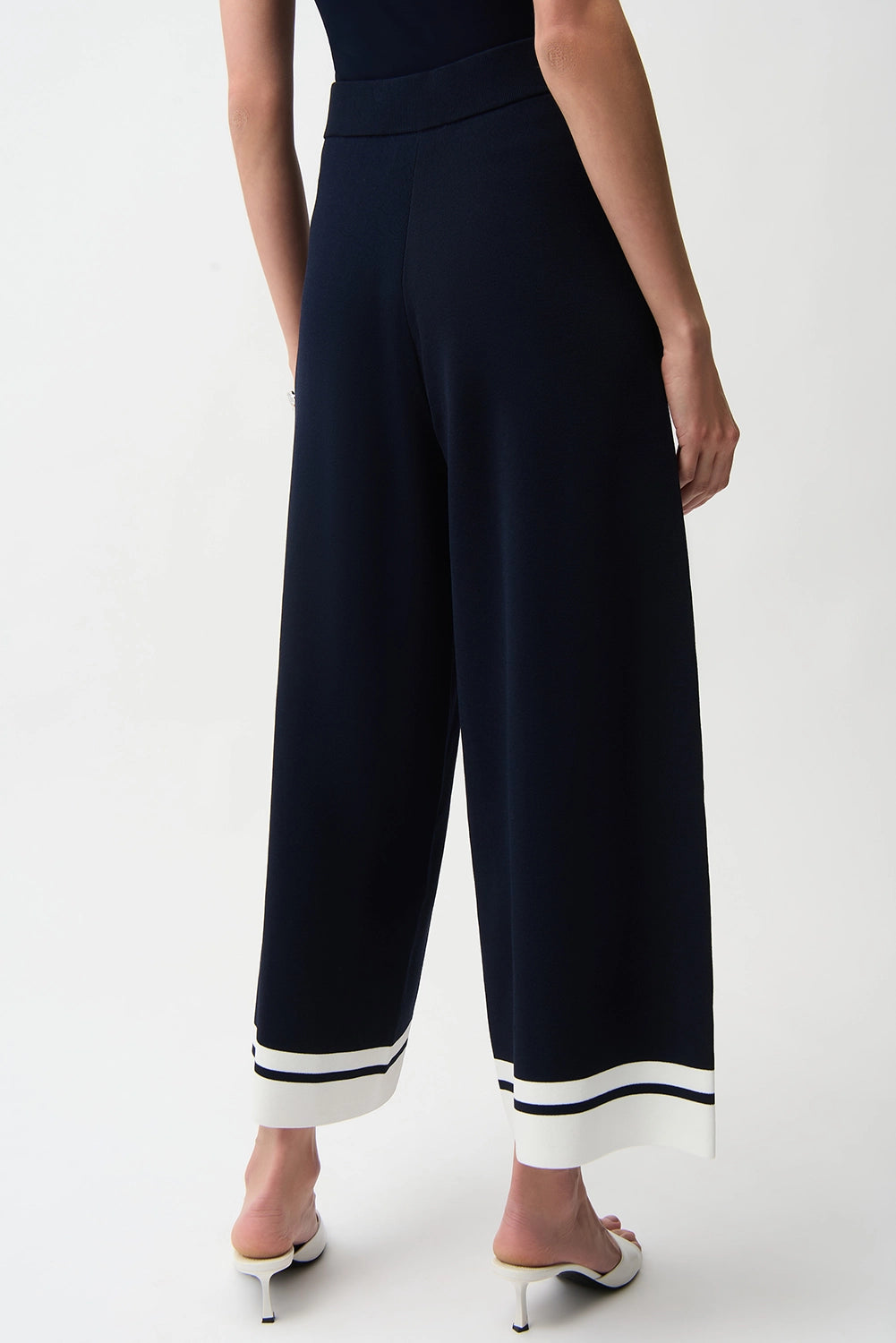 Joseph Ribkoff | Viscose Blend Culotte pants With Stripe Detail 261942