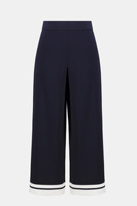 Joseph Ribkoff | Viscose Blend Culotte pants With Stripe Detail 261942