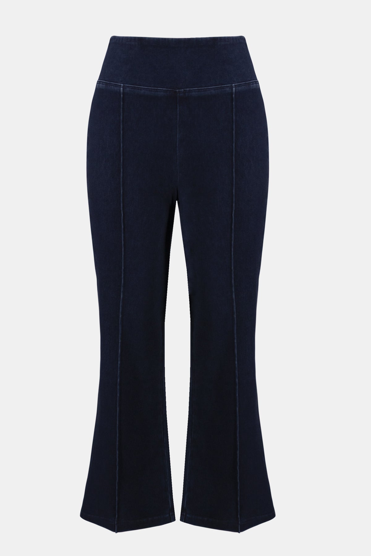 Joseph Ribkoff | Knit Denim Cropped Flare Pant - Dark Denim 261953