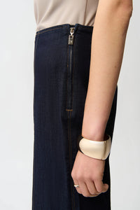 Joseph Ribkoff | Culotte Jeans With Exposed Side Zipper 261955