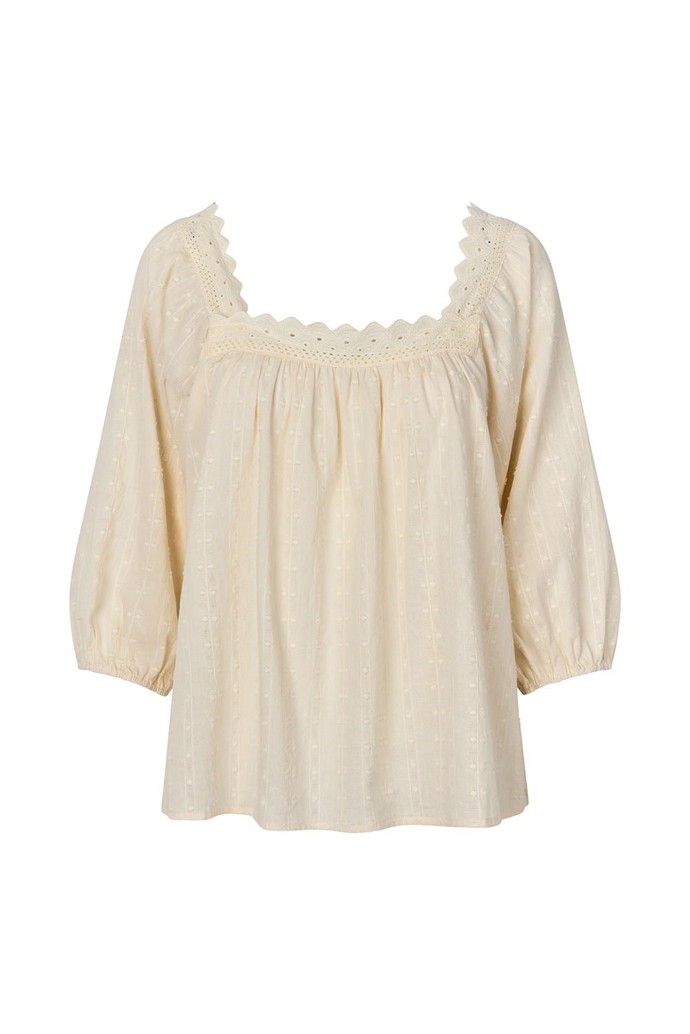 Lollys Laundry | SashaLL Blouse SS - Creme