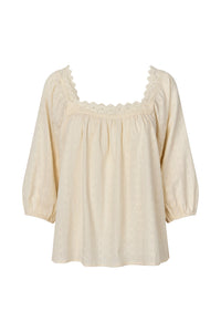 Lollys Laundry | SashaLL Blouse SS - Creme