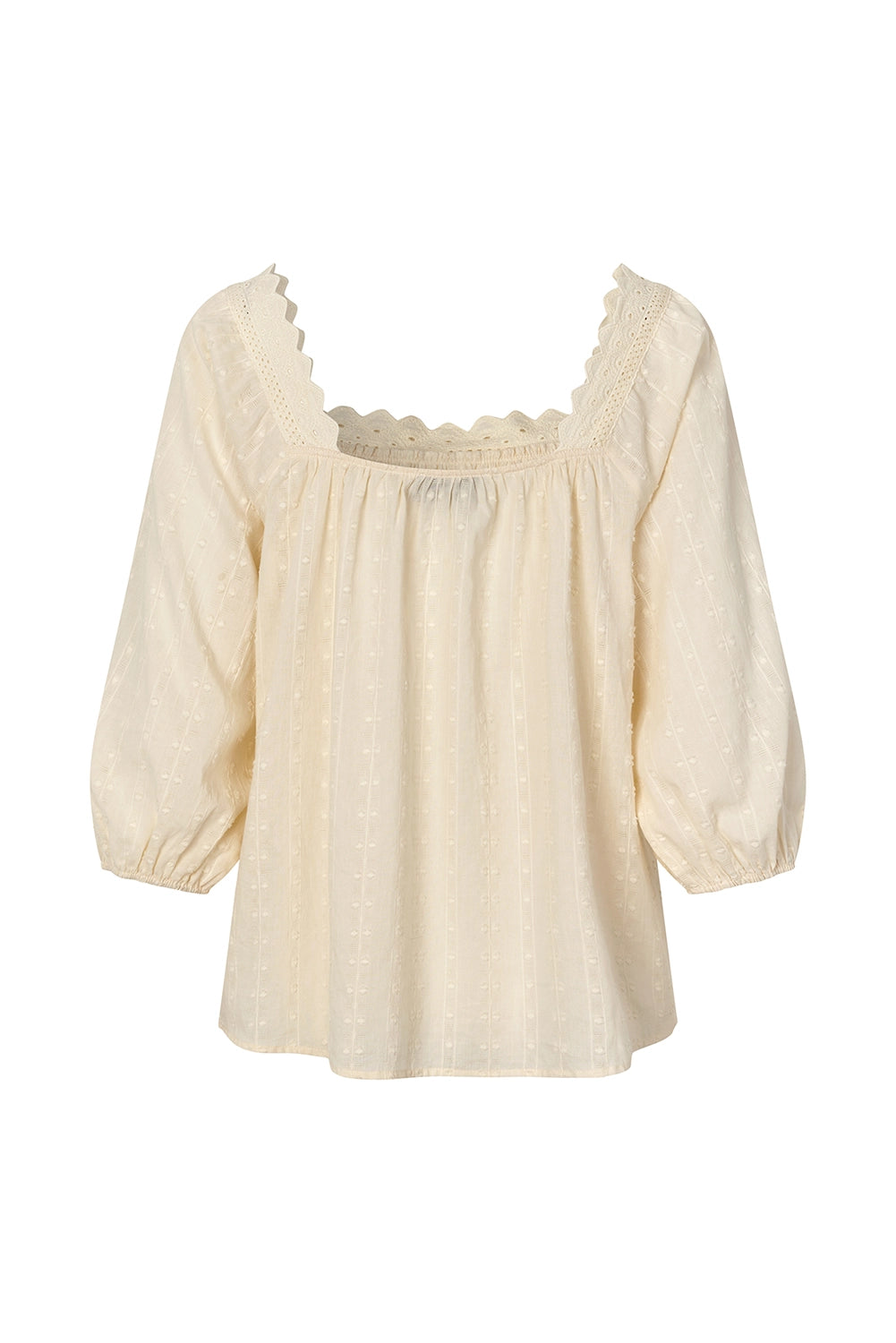 Lollys Laundry | SashaLL Blouse SS - Creme