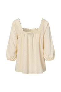 Lollys Laundry | SashaLL Blouse SS - Creme