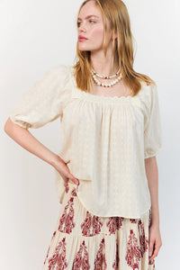 Lollys Laundry | SashaLL Blouse SS - Creme