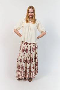 Lollys Laundry | SashaLL Blouse SS - Creme