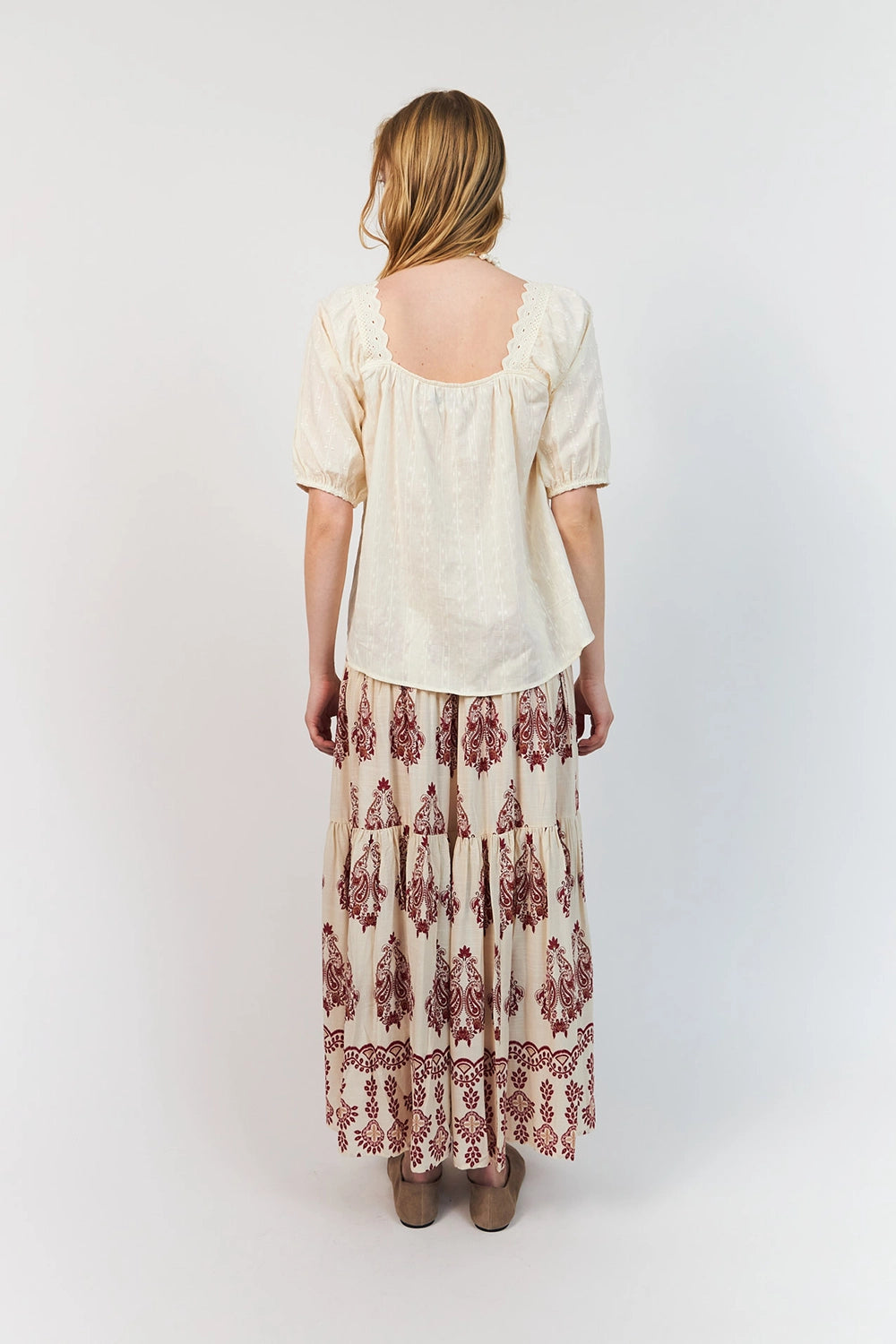 Lollys Laundry | SashaLL Blouse SS - Creme
