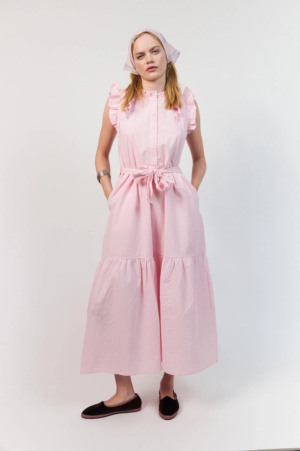 Lollys Laundry | HarrietLL Maxi Dress SL - Light Pink