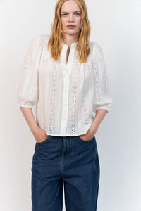 Lollys Laundry | JuneLL Shirt 3/4 - White