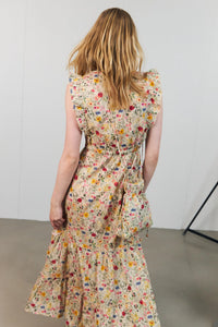 Lollys Laundry | SamoLL Midi Dress SL - Flower Print