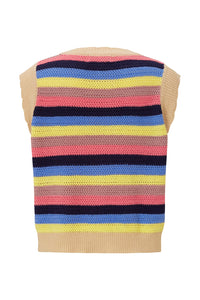 Lollys Laundry | ChicagoLL Knit Vest SL - Multi
