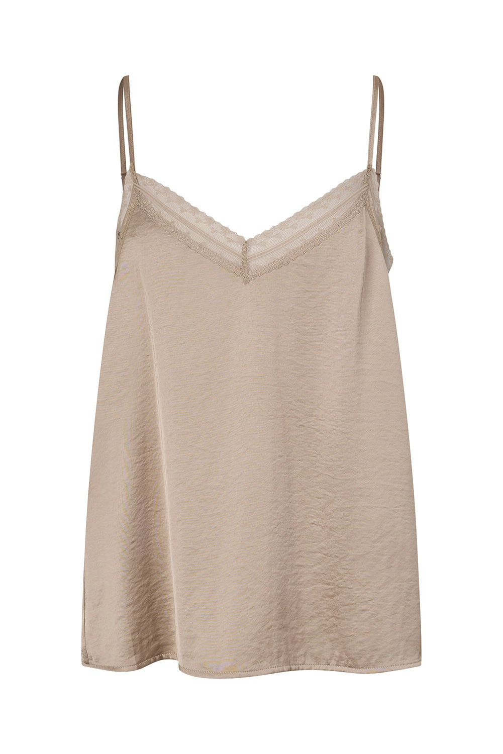Lollys Laundry | VianeLL Top SL - Beige