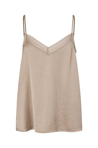 Lollys Laundry | VianeLL Top SL - Beige
