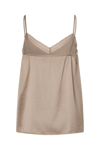 Lollys Laundry | VianeLL Top SL - Beige