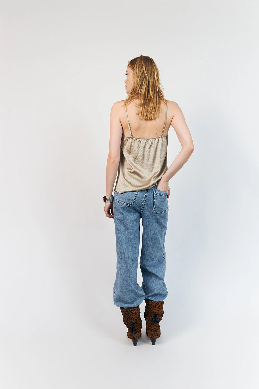 Lollys Laundry | VianeLL Top SL - Beige