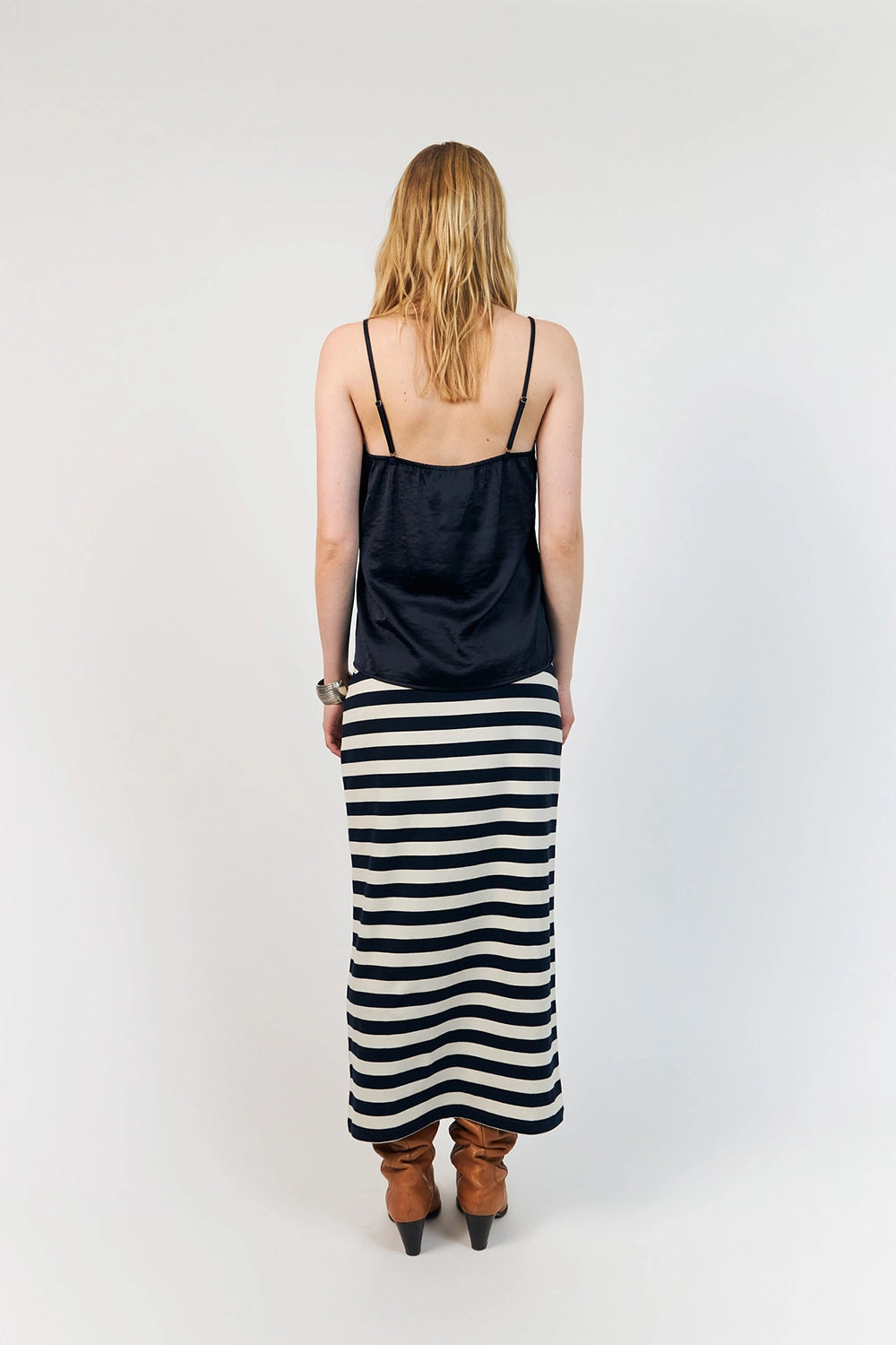 Lollys Laundry | VianeLL Top SL - Dark Blue