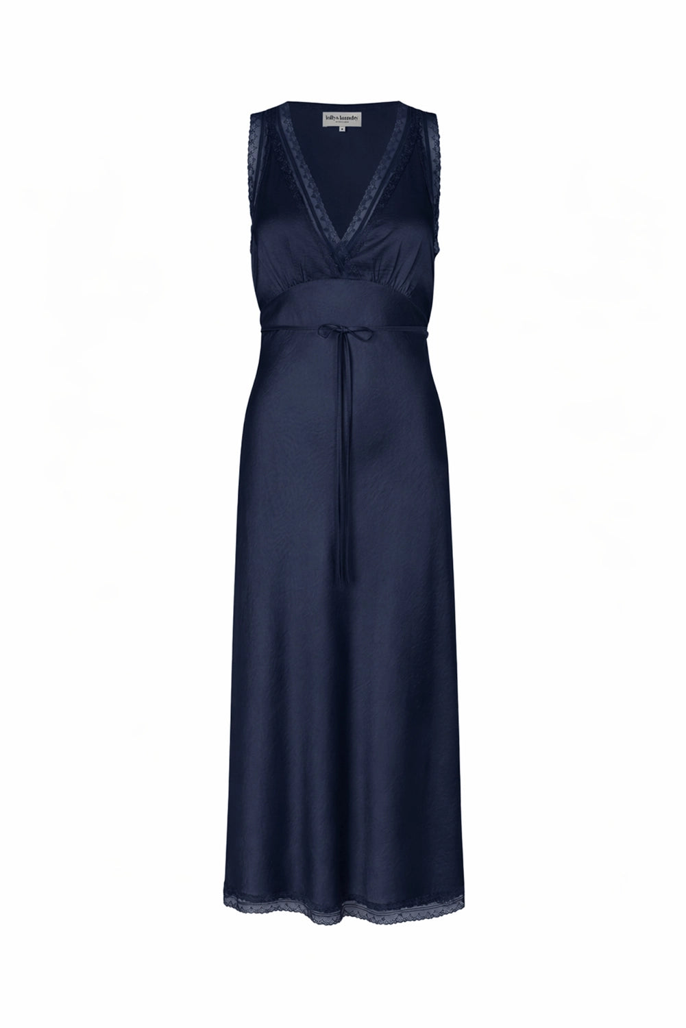 Lollys Laundry | ClariLL Midi Dress SL - Dark Blue
