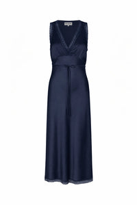 Lollys Laundry | ClariLL Midi Dress SL - Dark Blue