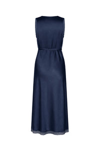 Lollys Laundry | ClariLL Midi Dress SL - Dark Blue