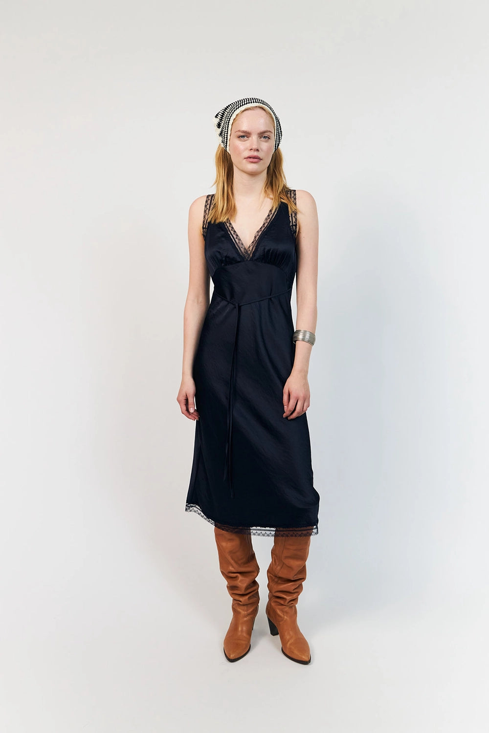 Lollys Laundry | ClariLL Midi Dress SL - Dark Blue