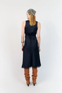 Lollys Laundry | ClariLL Midi Dress SL - Dark Blue