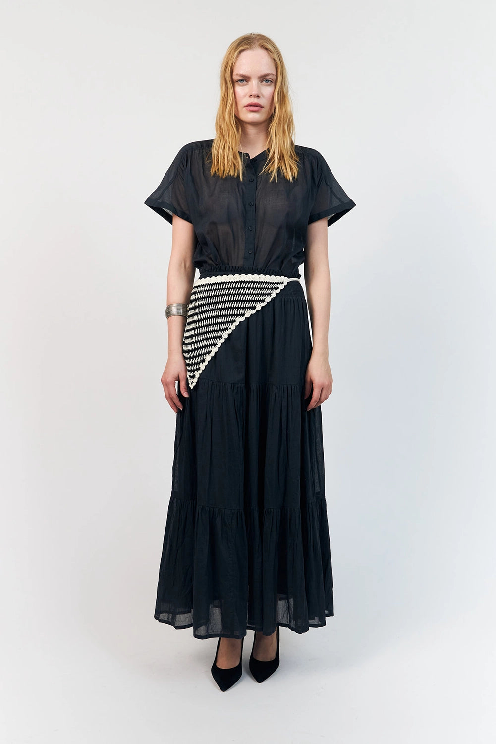 Lollys Laundry | MyaLL Shirt SS - Washed Black
