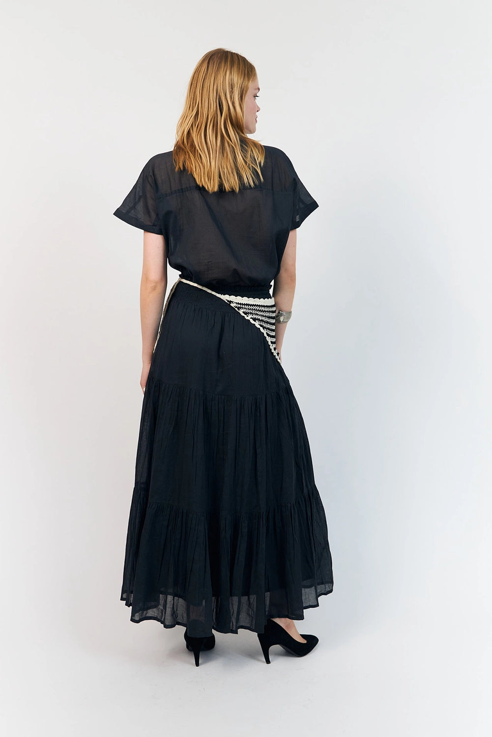 Lollys Laundry | MyaLL Shirt SS - Washed Black
