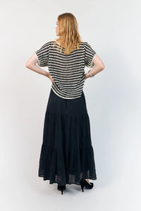 Lollys Laundry | DiamondLL Maxi Skirt - Washed Black