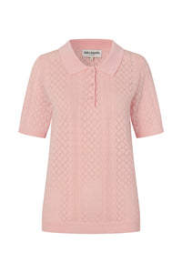 Lollys Laundry | AlaiaLL Polo Knit S/S - Light Pink