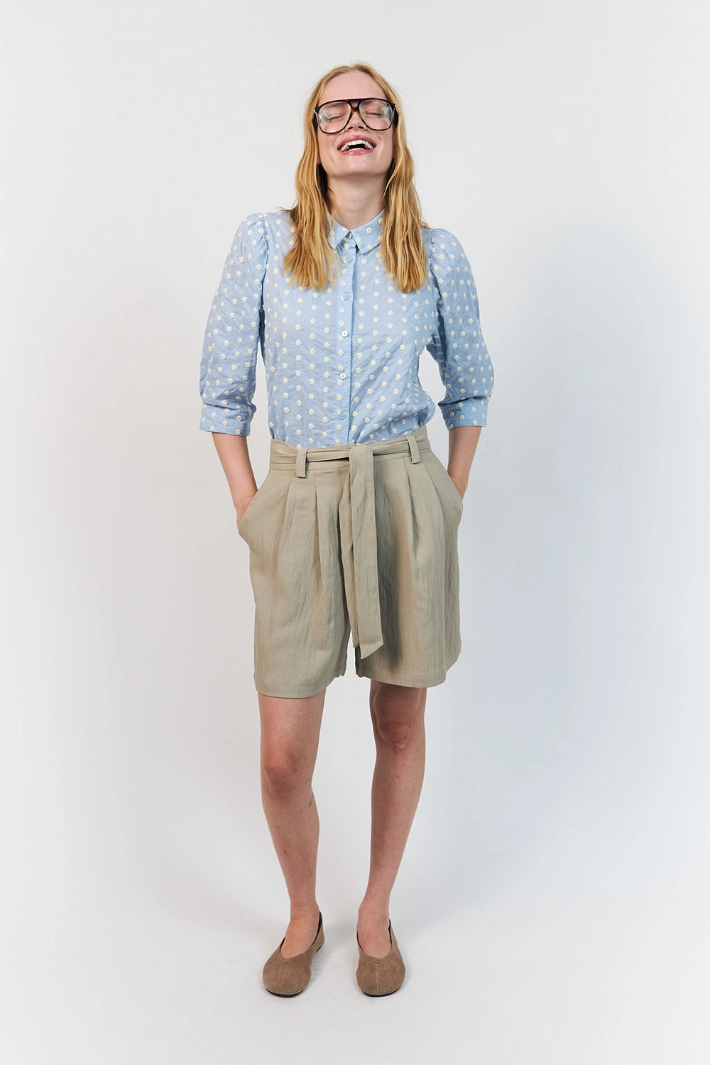 Lollys Laundry | BonoLL Shirt SS - Light Blue