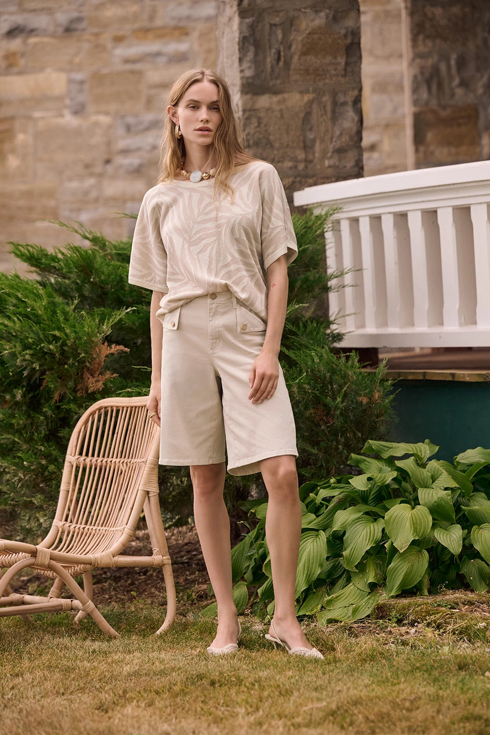 Joseph Ribkoff | Repreve® Denim Straight Jean Shorts 262913