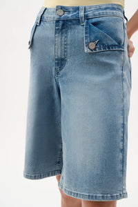 Joseph Ribkoff | Repreve® Denim Straight Jean Shorts 262941