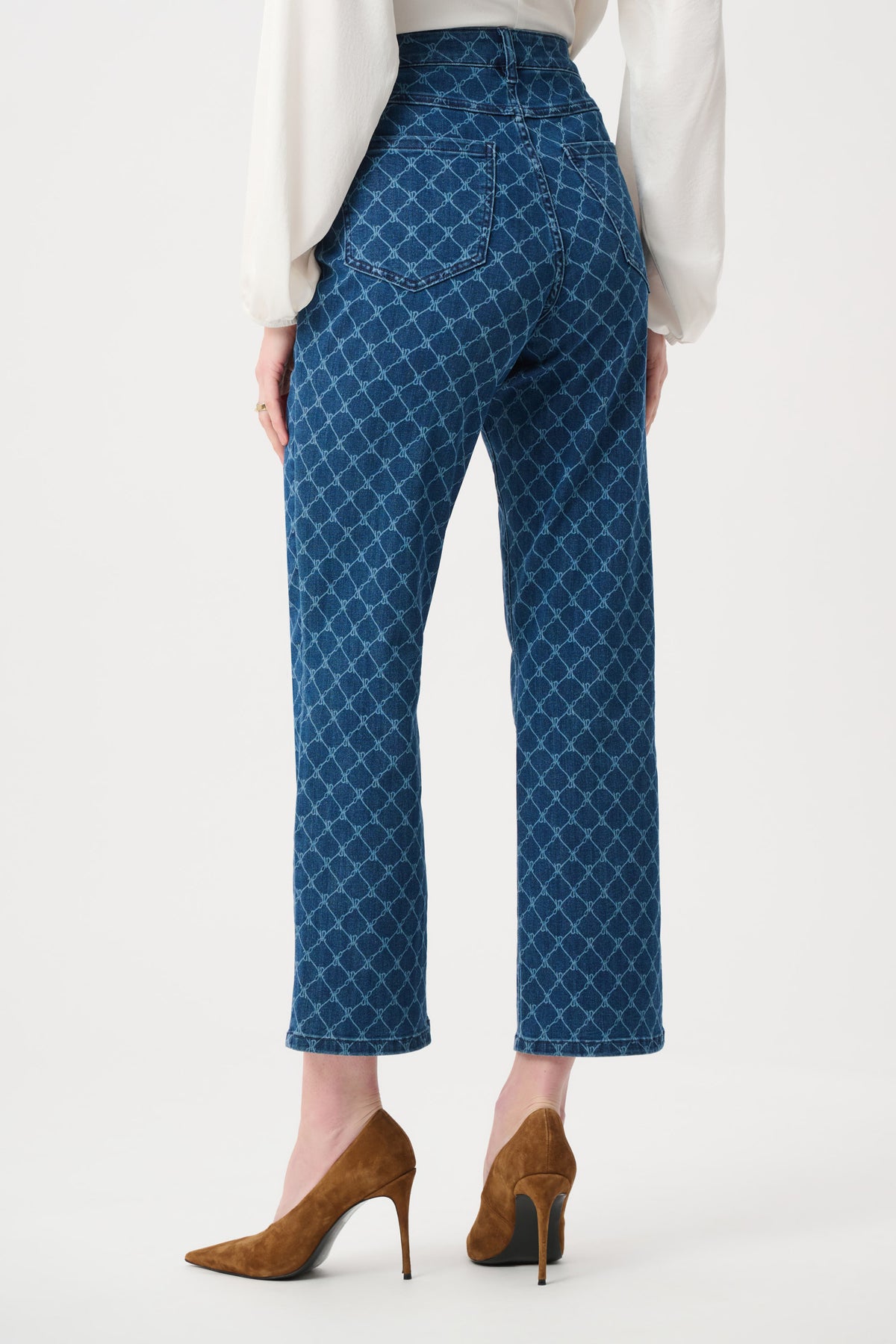 Joseph Ribkoff | Featherweave Denim Strip-Dye Straight Classic Jeans 263906