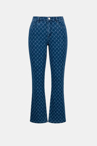 Joseph Ribkoff | Featherweave Denim Strip-Dye Straight Classic Jeans 263906