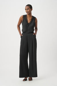 Joseph Ribkoff | Recycled Satin Sleeveless Top - Black 264175