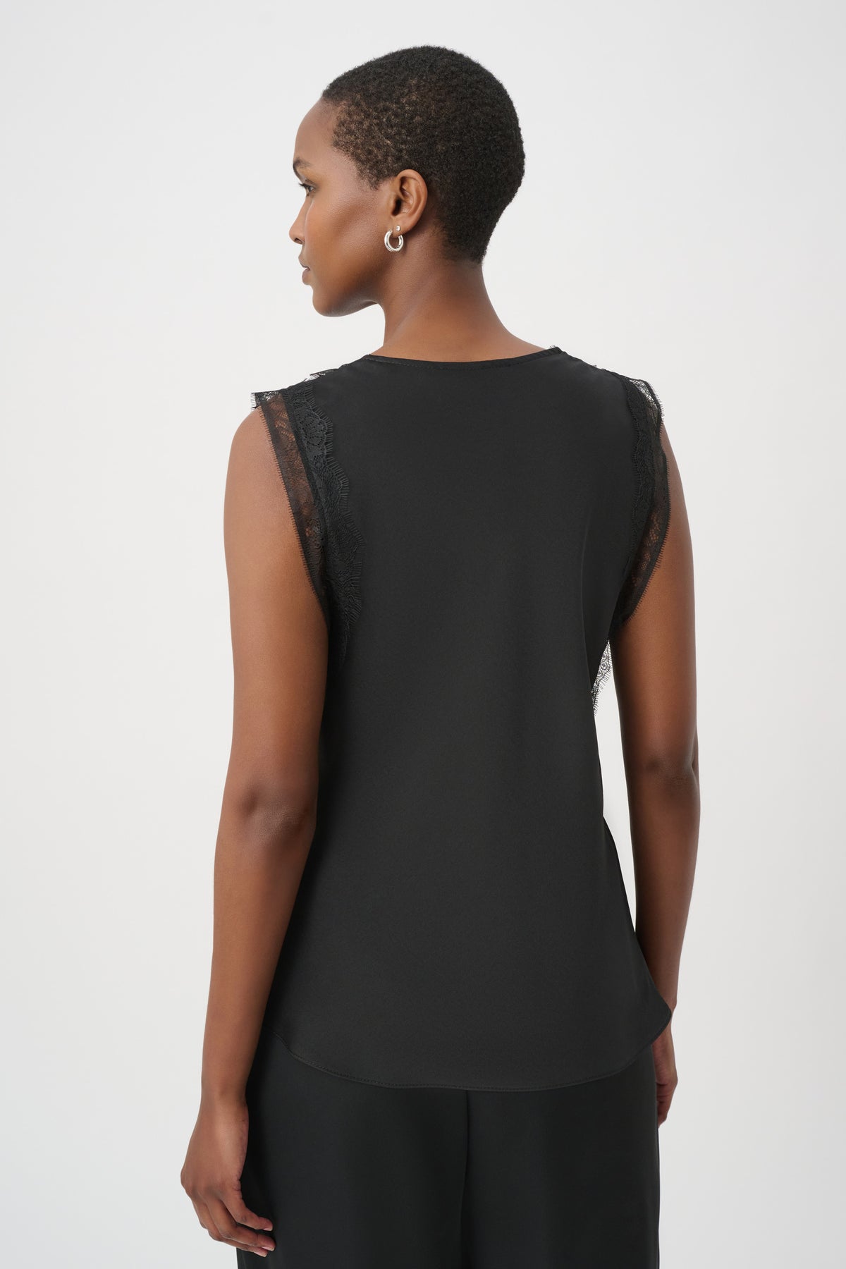 Joseph Ribkoff | Recycled Satin Sleeveless Top - Black 264175
