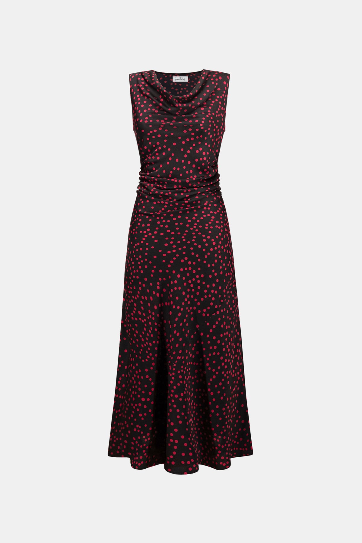 Joseph Ribkoff |  Polka Dot Recycled Satin A-Line Dress 264210