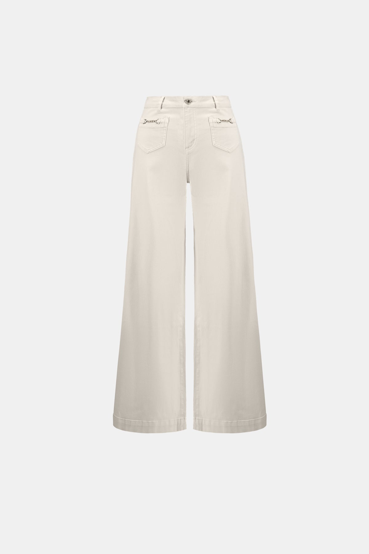 Joseph Ribkoff | Featherweave Denim Palazzo Jeans - Birch 264912