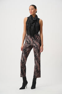 Joseph Ribkoff | Abstract Print Pull-On Jeans - Black Multi 264914