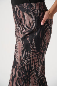 Joseph Ribkoff | Abstract Print Pull-On Jeans - Black Multi 264914